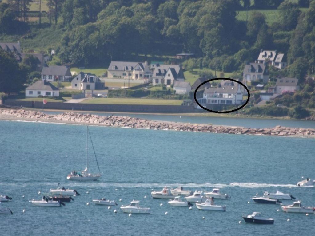 شقة La Presqu' Ile Du Lenn Face A La Mer Louannec المظهر الخارجي الصورة